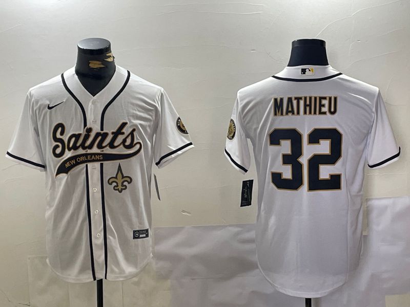 Men New Orleans Saints #32 Mathieu White Joint Name 2024 Nike Limited NFL Jersey style 3->indianapolis colts->NFL Jersey